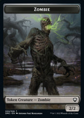 Phyrexian // Zombie Double-sided Token [Dominaria United Tokens] | Rook's Games and More