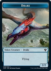 Drake // Goblin Warrior Double-sided Token [Commander 2020 Tokens]