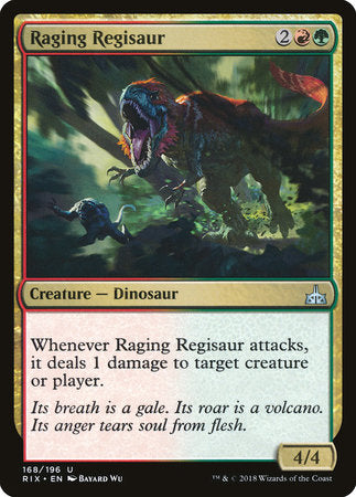 Raging Regisaur [Rivals of Ixalan] | Rook's Games and More