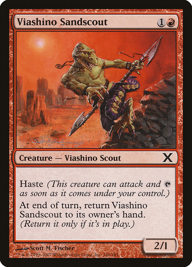 Viashino Sandscout [Tenth Edition] | Rook's Games and More