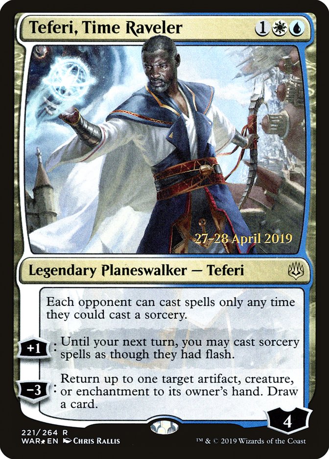 Teferi, Time Raveler  [War of the Spark Prerelease Promos] | Rook's Games and More