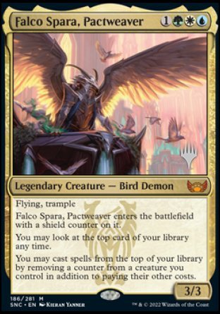 Falco Spara, Pactweaver (Promo Pack) [Streets of New Capenna Promos] | Rook's Games and More