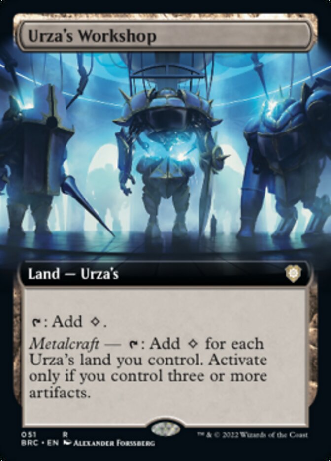 Urza's Workshop (Extended Art) [The Brothers' War Commander] | Rook's Games and More