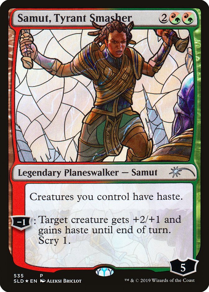 Samut, Tyrant Smasher (Stained Glass) [Secret Lair Drop Promos] | Rook's Games and More