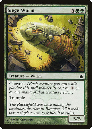 Siege Wurm [Ravnica: City of Guilds] | Rook's Games and More