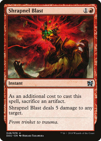 Shrapnel Blast [Duel Decks: Elves vs. Inventors] | Rook's Games and More