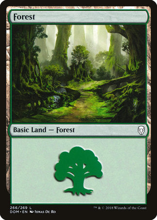 Forest (266) [Dominaria] | Rook's Games and More