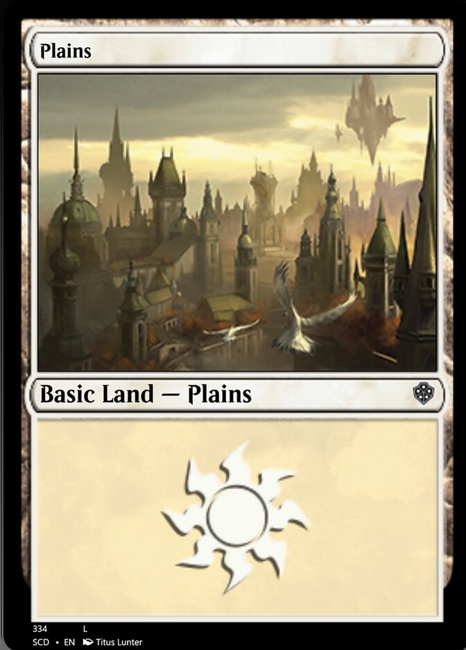 Plains (334) [Starter Commander Decks] | Rook's Games and More