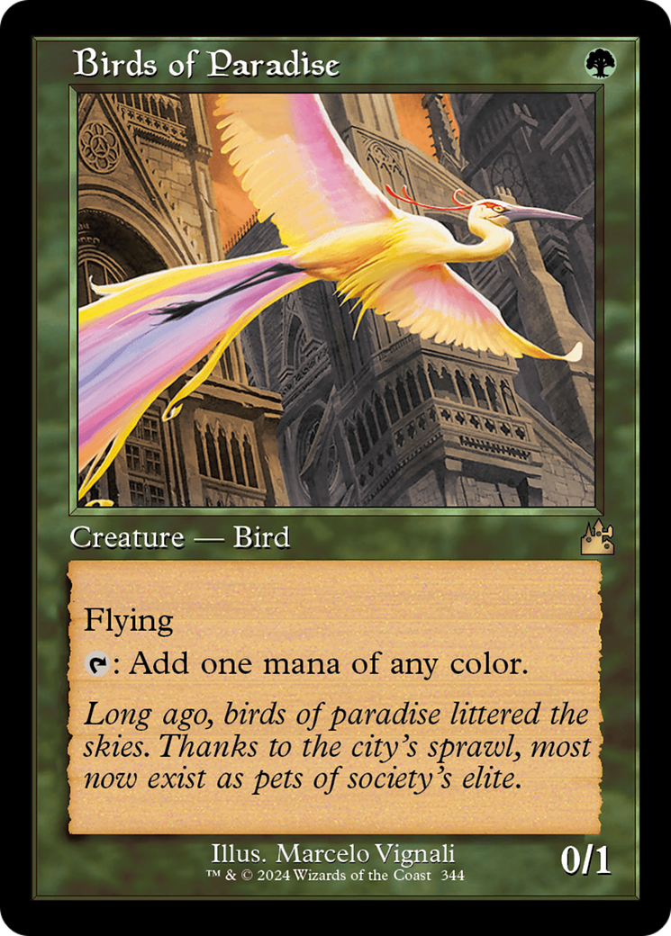 Birds of Paradise (Retro) [Ravnica Remastered] | Rook's Games and More