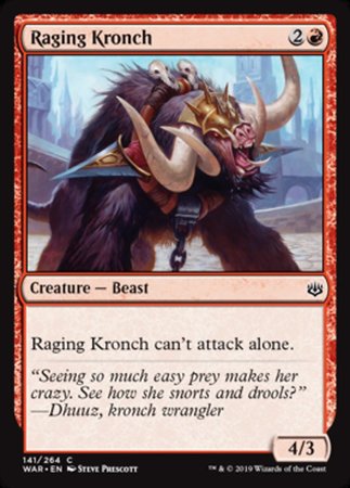 Raging Kronch [War of the Spark] | Rook's Games and More