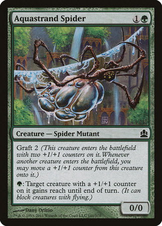 Aquastrand Spider [Commander 2011] | Rook's Games and More