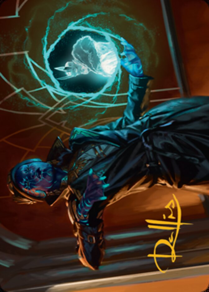 Kamiz, Obscura Oculus Art Card (Gold-Stamped Signature) [Streets of New Capenna Art Series] | Rook's Games and More