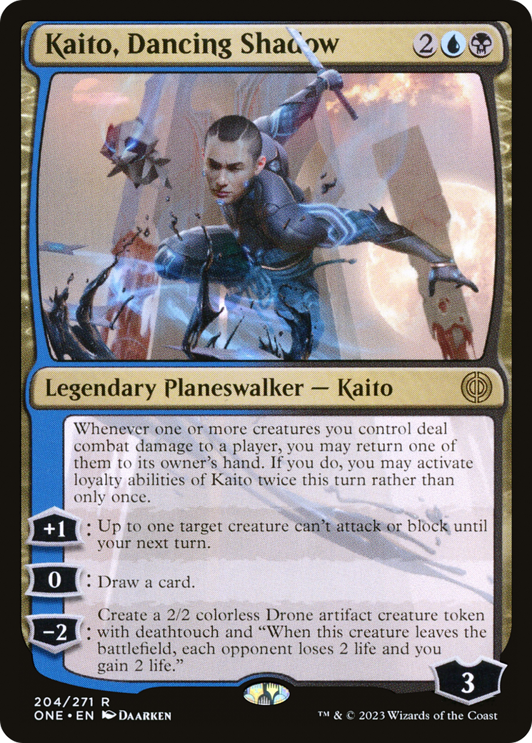 Kaito, Dancing Shadow [Phyrexia: All Will Be One] | Rook's Games and More