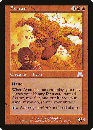 Avarax [Onslaught] | Rook's Games and More