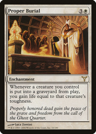 Proper Burial [Dissension] | Rook's Games and More