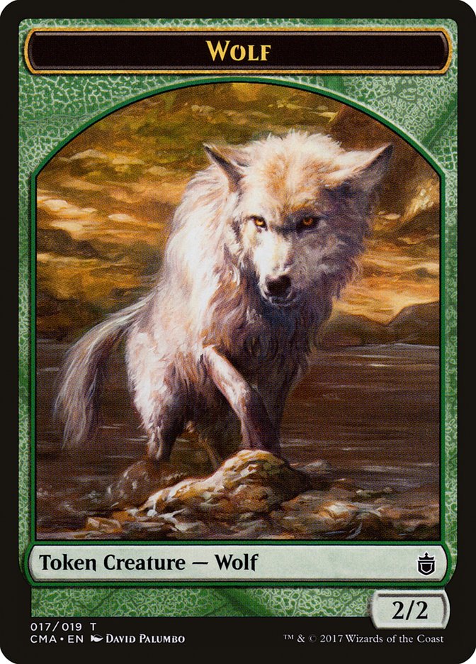 Wolf (017/019) [Commander Anthology Tokens] | Rook's Games and More