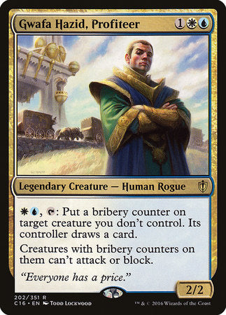 Gwafa Hazid, Profiteer [Commander 2016] | Rook's Games and More