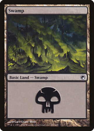 Swamp (241) [Scars of Mirrodin] | Rook's Games and More