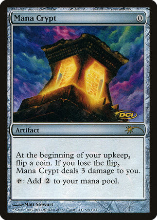 Mana Crypt [Judge Gift Cards 2011] | Rook's Games and More