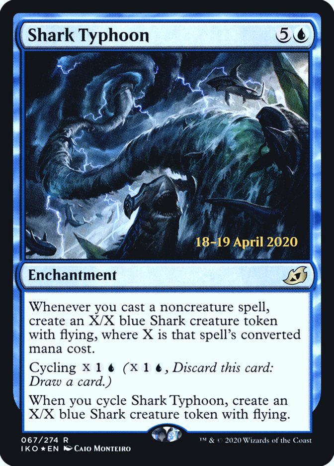 Shark Typhoon  [Ikoria: Lair of Behemoths Prerelease Promos] | Rook's Games and More