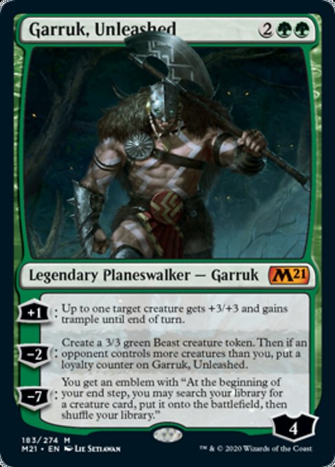 Garruk, Unleashed [Core Set 2021] | Rook's Games and More