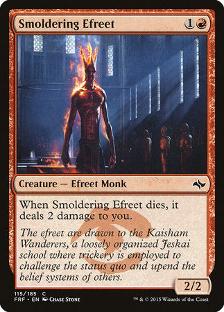 Smoldering Efreet [Fate Reforged] | Rook's Games and More