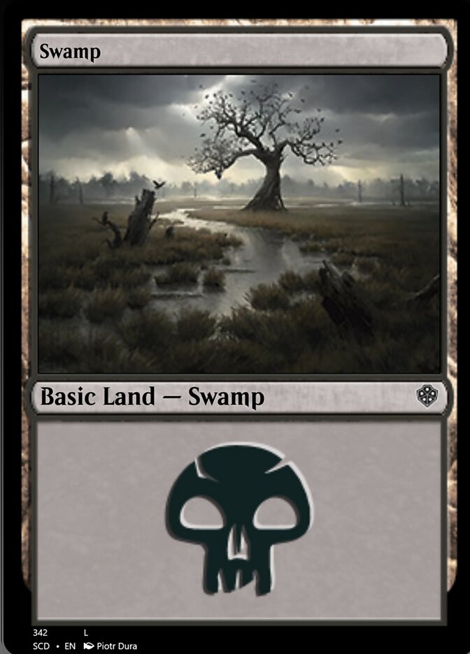 Swamp (342) [Starter Commander Decks] | Rook's Games and More