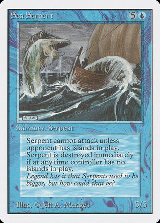 Sea Serpent [Unlimited Edition] | Rook's Games and More