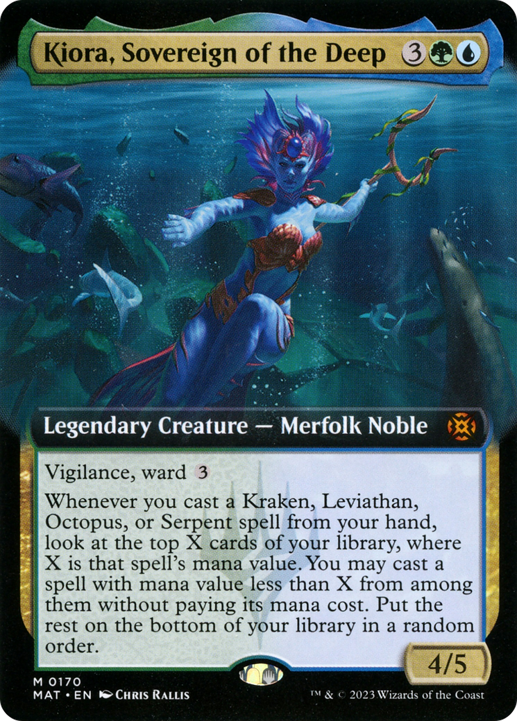 Kiora, Sovereign of the Deep (Extended Art) [March of the Machine: The Aftermath] | Rook's Games and More