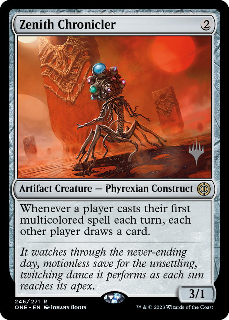 Zenith Chronicler (Promo Pack) [Phyrexia: All Will Be One Promos] | Rook's Games and More