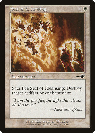 Seal of Cleansing [Nemesis] | Rook's Games and More