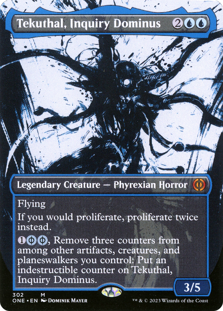 Tekuthal, Inquiry Dominus (Borderless Ichor) [Phyrexia: All Will Be One] | Rook's Games and More