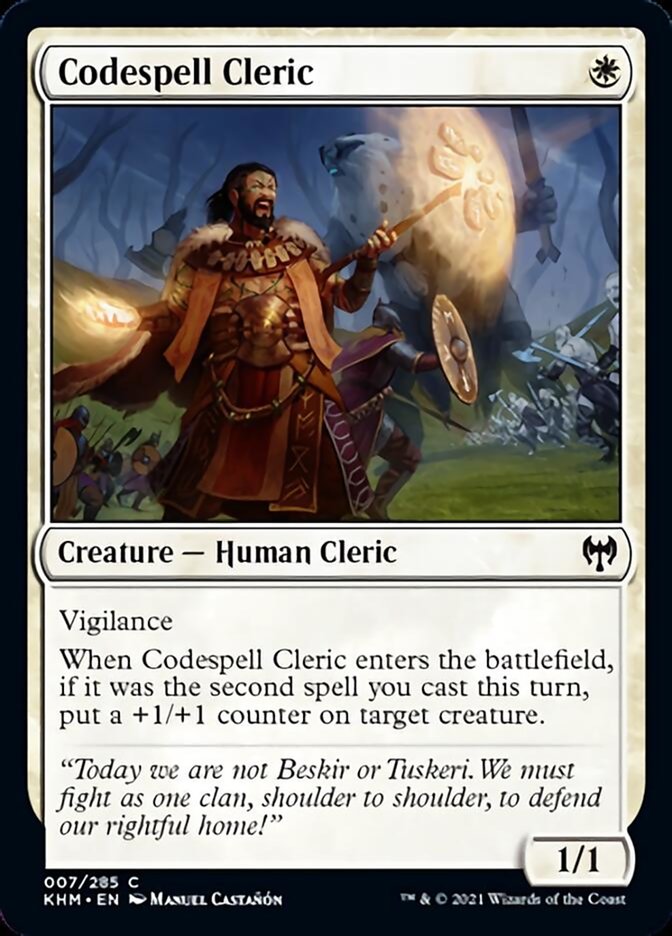 Codespell Cleric [Kaldheim] | Rook's Games and More