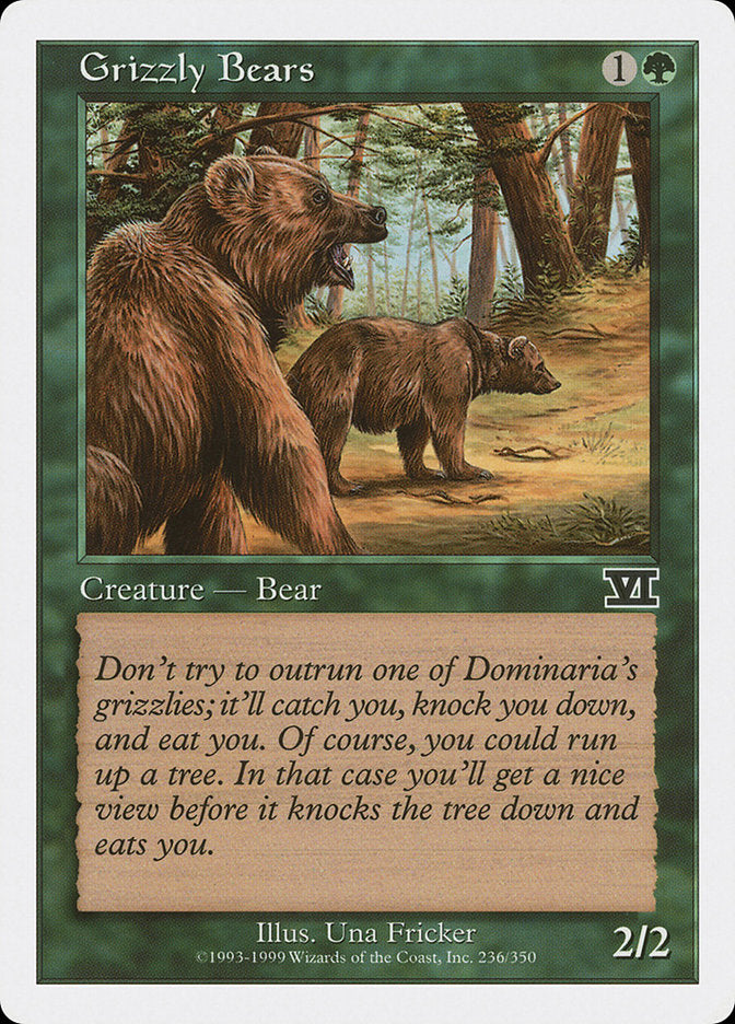 Grizzly Bears [Classic Sixth Edition] | Rook's Games and More