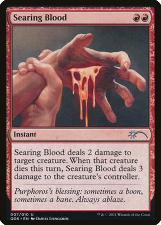 Searing Blood [Pioneer Challenger Decks 2021] | Rook's Games and More