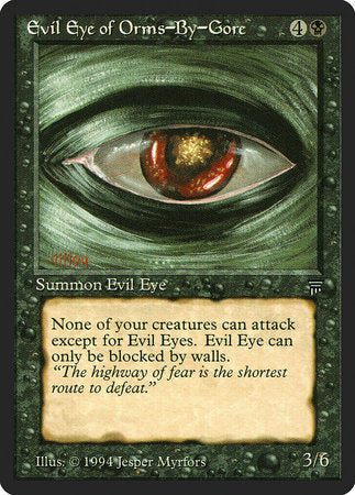 Evil Eye of Orms-By-Gore [Legends] | Rook's Games and More