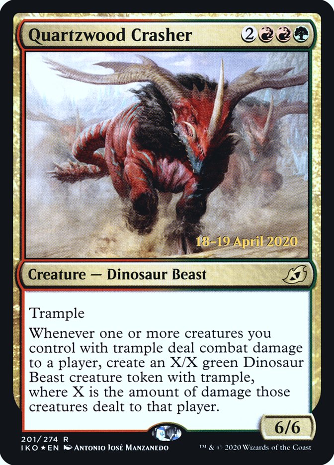 Quartzwood Crasher  [Ikoria: Lair of Behemoths Prerelease Promos] | Rook's Games and More