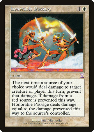 Honorable Passage [Time Spiral Timeshifted] | Rook's Games and More