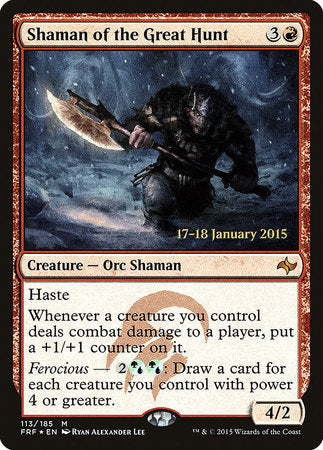 Shaman of the Great Hunt [Fate Reforged Promos] | Rook's Games and More