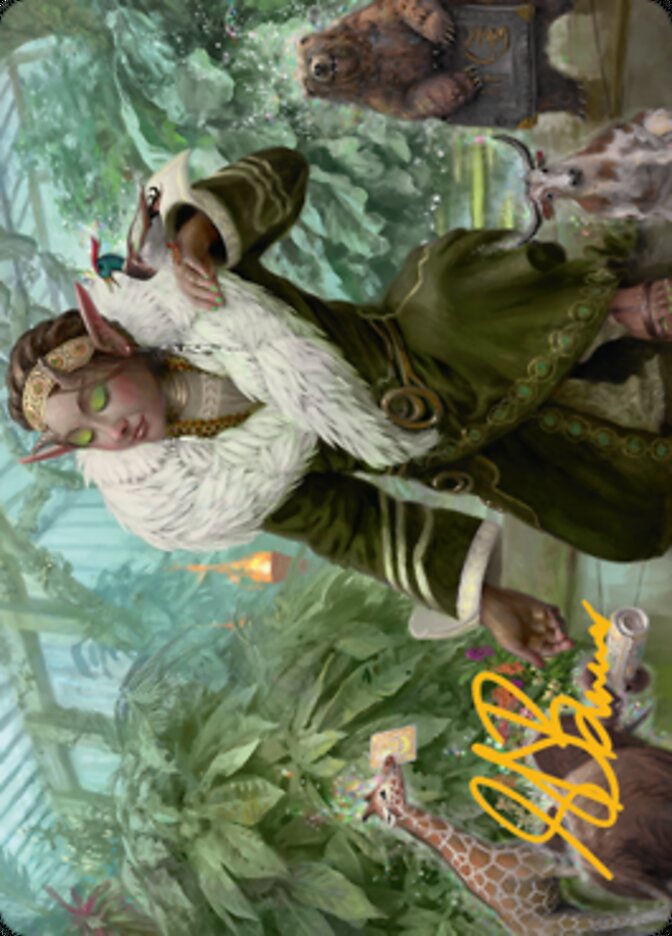 Rumor Gatherer Art Card (Gold-Stamped Signature) [Streets of New Capenna Art Series] | Rook's Games and More