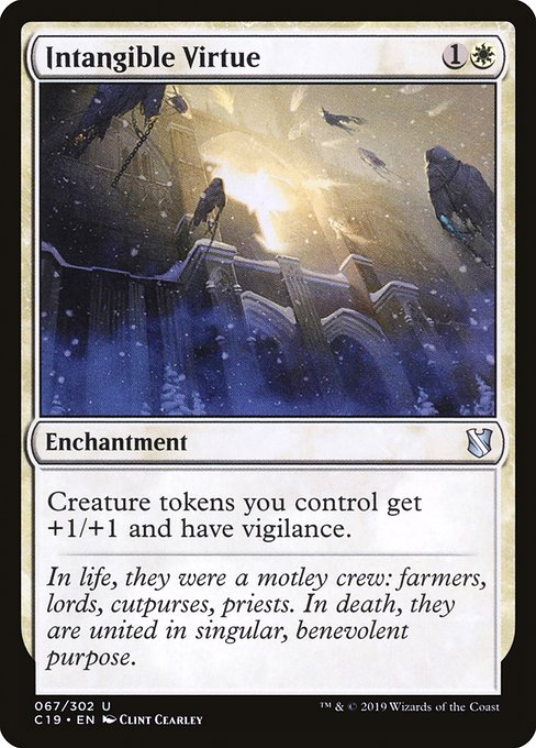 Intangible Virtue [Commander 2019] | Rook's Games and More
