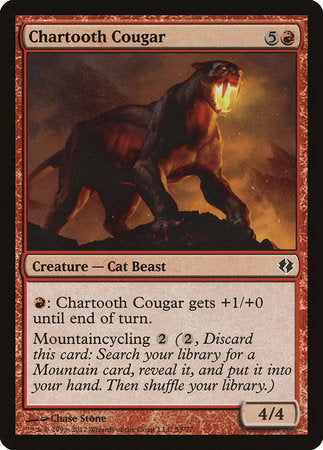 Chartooth Cougar [Duel Decks: Venser vs. Koth] | Rook's Games and More