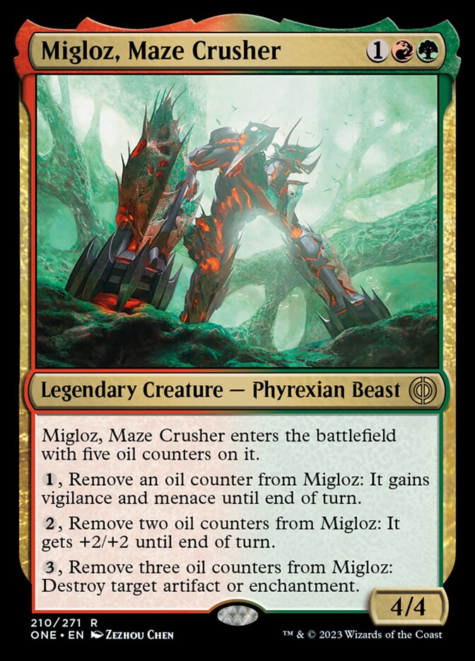 Migloz, Maze Crusher [Phyrexia: All Will Be One] | Rook's Games and More