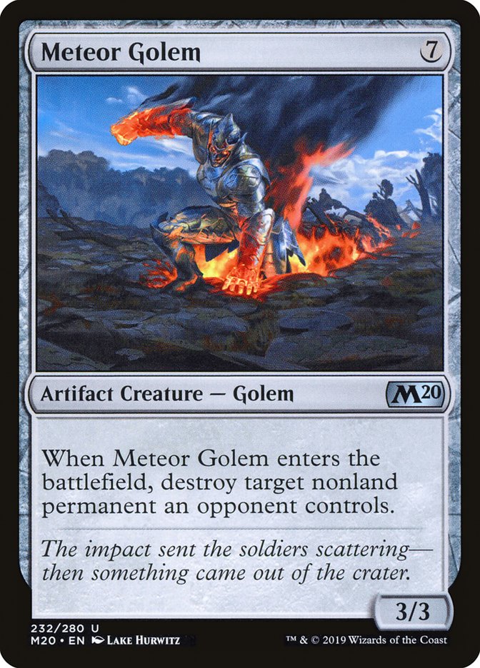 Meteor Golem [Core Set 2020] | Rook's Games and More