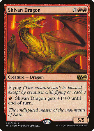 Shivan Dragon [Magic 2015] | Rook's Games and More