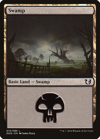 Swamp (74) [Duel Decks: Blessed vs. Cursed] | Rook's Games and More