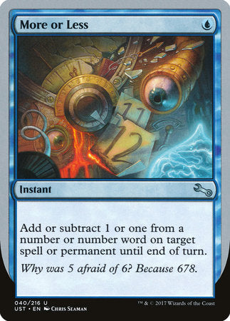 More or Less [Unstable] | Rook's Games and More