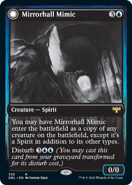 Mirrorhall Mimic // Ghastly Mimicry [Innistrad: Double Feature] | Rook's Games and More