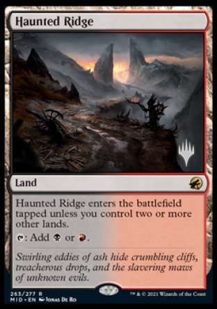 Haunted Ridge (Promo Pack) [Innistrad: Midnight Hunt Promos] | Rook's Games and More