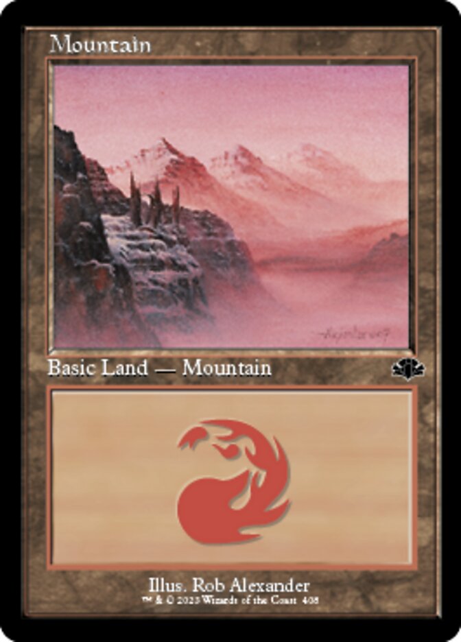 Mountain (408) (Retro) [Dominaria Remastered] | Rook's Games and More